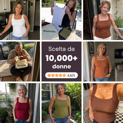 Canotta Comfort con Reggiseno Incorporato – Senza Ferretto