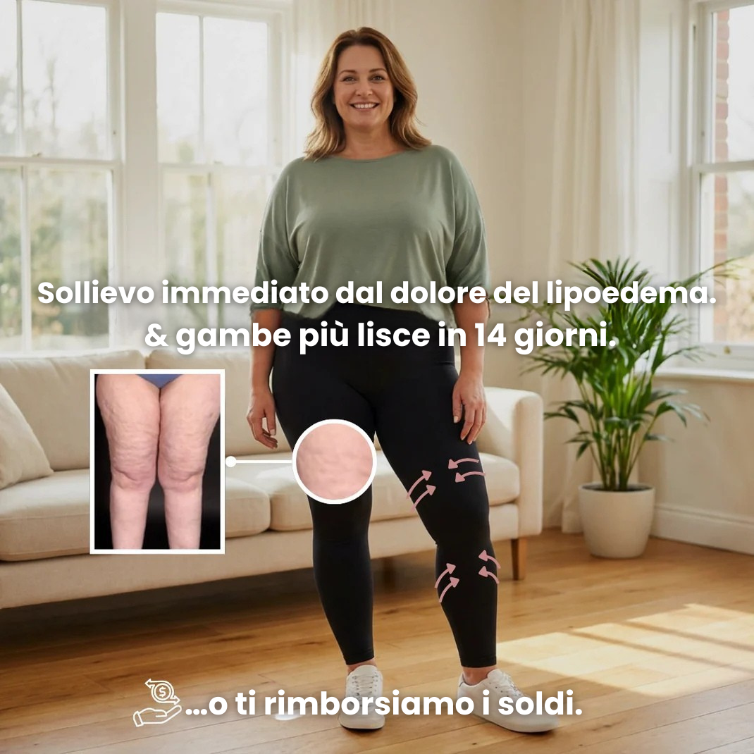 Leggings Bloomi 3D: dì addio al dolore e al gonfiore del lipedema in modo naturale
