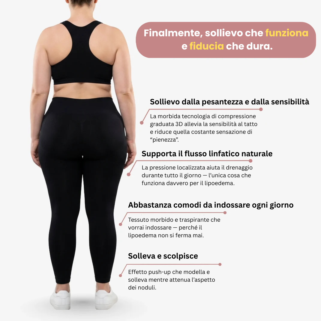 Leggings Bloomi 3D: dì addio al dolore e al gonfiore del lipedema in modo naturale