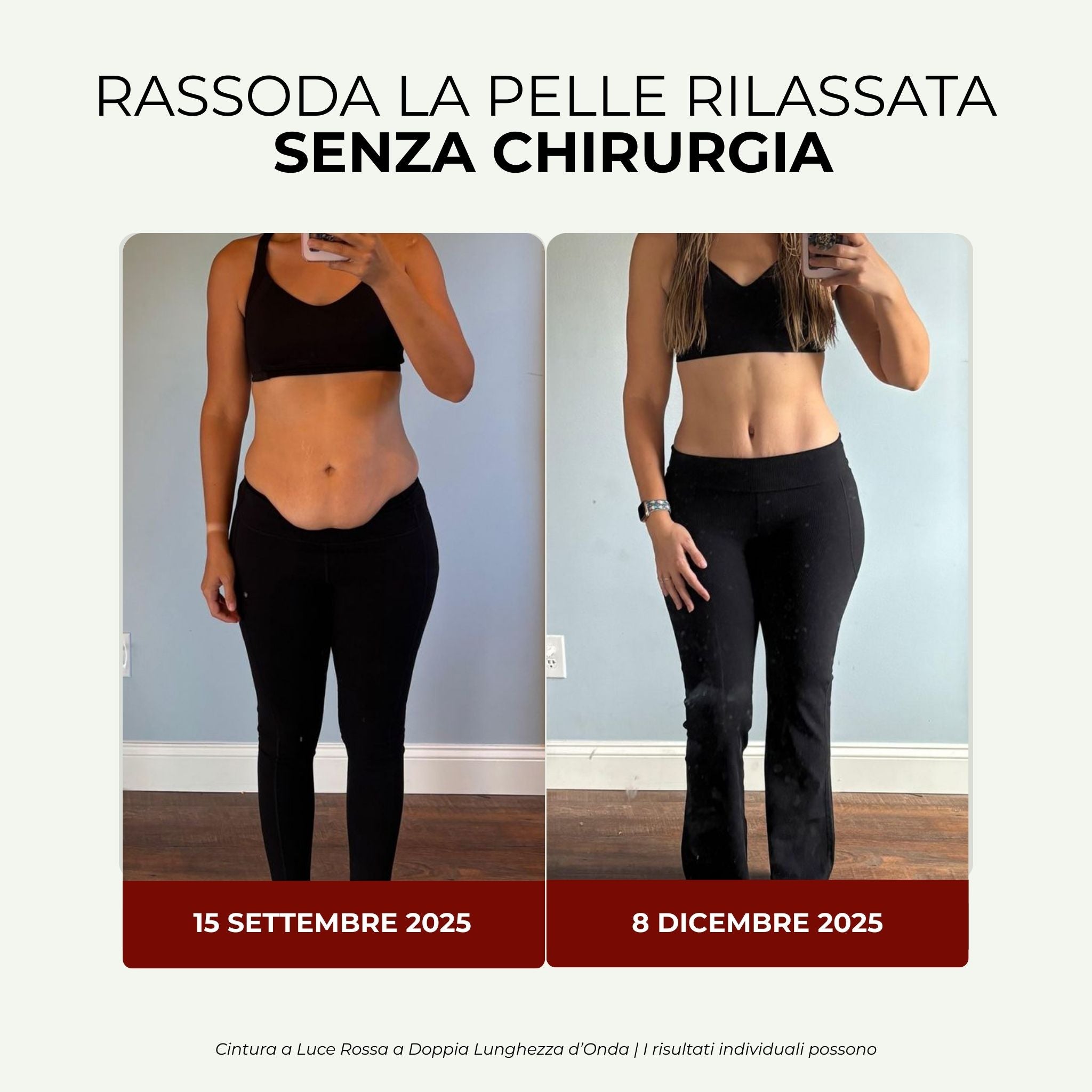 BLOOMI™ | Fascia a Luce Rossa per Rassodare la Pancia e Ritrovare la Fiducia