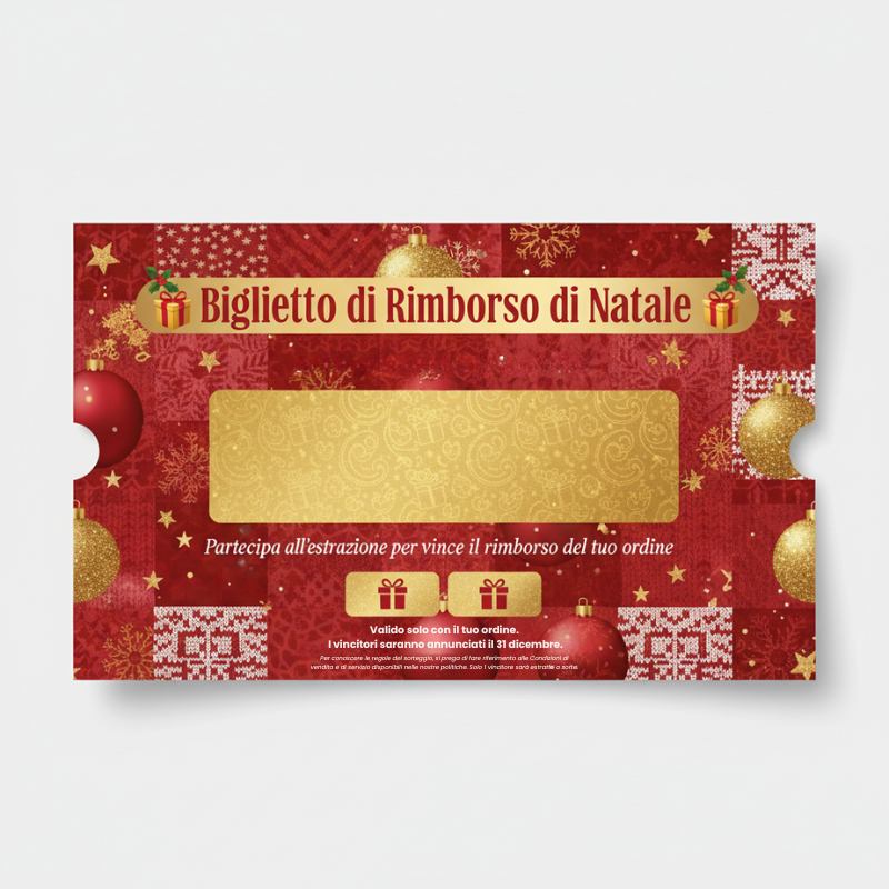 Vinci il Tuo Ordine – Biglietto di Natale